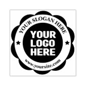 Je zakelijke Logo Rubberstempel (Afrduk)