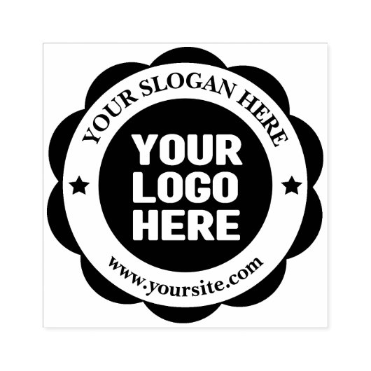 Je zakelijke Logo Rubberstempel (Afrduk)