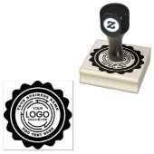 Je zakelijke Logo Rubberstempel (Gestempeld)