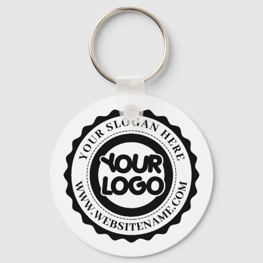 Je zakelijke Logo Sleutelhanger (Voorkant)