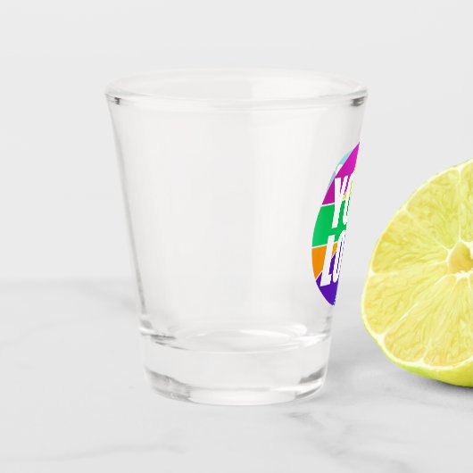 Je zakelijke Logo voor speciale acties weggeven Shot Glas (Links)