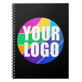 Je zakelijke Logo voor speciale acties weggooien Notitieboek (Voorkant)