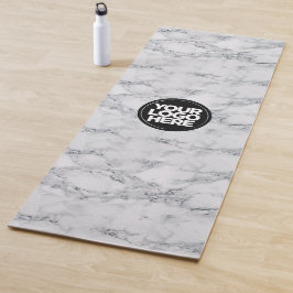 Je zakelijke Logo — witte marmer Yogamat