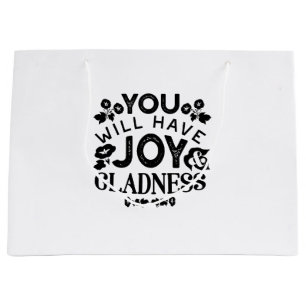 Je Zal Blijdschap en Vreugde Hebben Inspirerende S Groot Cadeauzakje