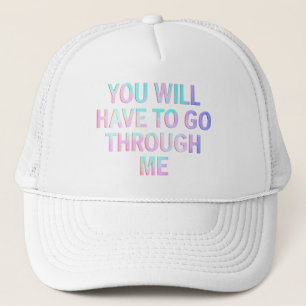 Je Zal Door Mij Moeten Heen Grappige LGBTQ Trans Trucker Pet