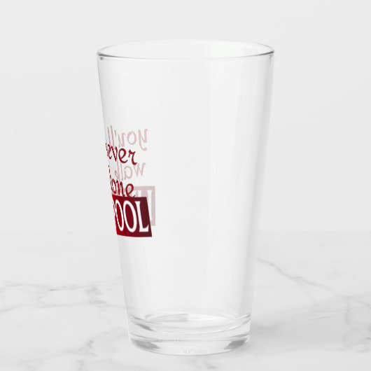 Je zal nooit alleen lopen Liverpool Glas (Links)