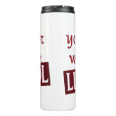 Je zal nooit alleen lopen Liverpool Thermosbeker (Achterkant)