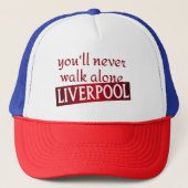 Je zal nooit alleen lopen Liverpool Trucker Pet (Voorkant)