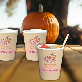 Je zal oogsten wat je Plant Thanksgiving diner Papieren Bekers