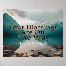 Je zegeningen zijn onderweg