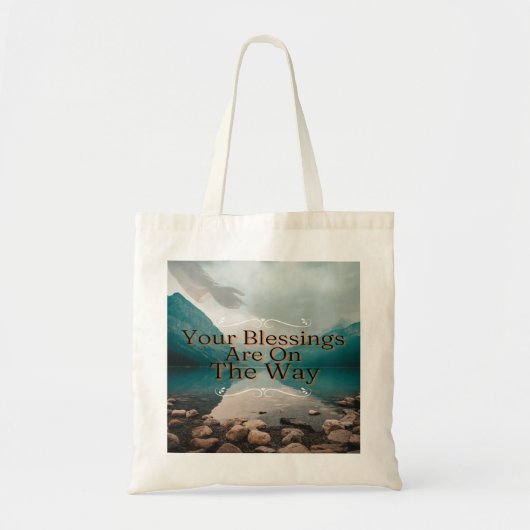 Je zegeningen zijn onderweg tote bag (Voorkant)