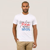 je zegt aardappel ik zeg aloo Funny T-shirt (Voorkant volledig)