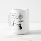 "Je zegt Changeover alsof het een slechte zaak is" Koffiemok (Voorkant links)