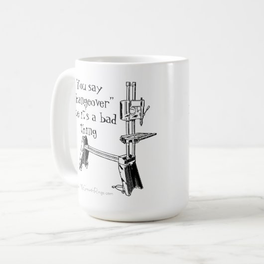 "Je zegt Changeover alsof het een slechte zaak is" Koffiemok (Voorkant links)