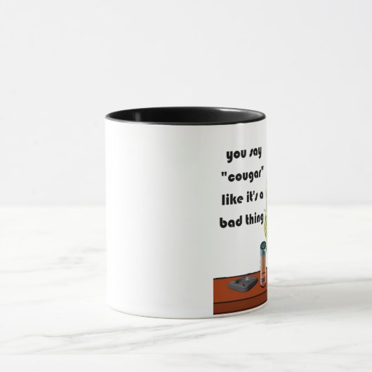 Je zegt cougar mok (Midden)