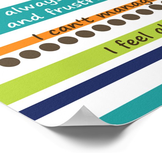 JE ZEGT DAT GOD ZEGT Inspirerend Bijbelversen Poster (Hoek)