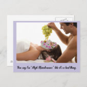 Je zegt dat ik High Maintenance ben alsof het slec Briefkaart (Voorkant / Achterkant)