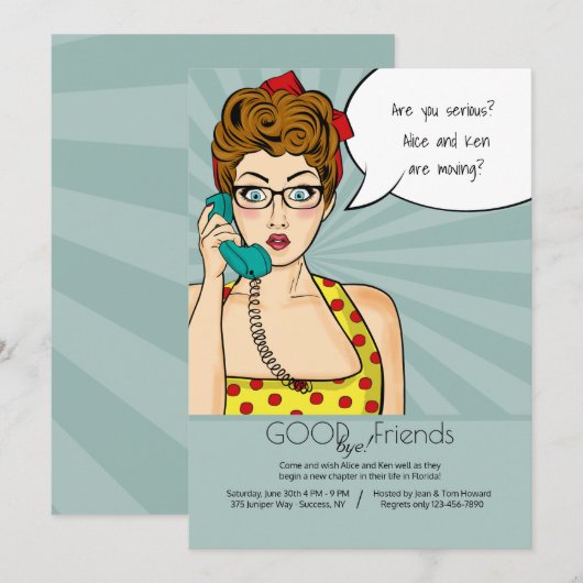 Je zegt geen uitnodiging (Voorkant / Achterkant)