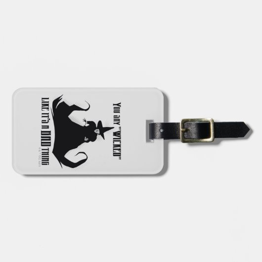 Je zegt "geschopt" alsof het een slechte zaak is bagagelabel (Voorkant horizontaal)