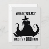 Je zegt "geschopt" alsof het een slechte zaak is briefkaart (Voorkant / Achterkant)