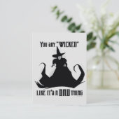 Je zegt "geschopt" alsof het een slechte zaak is briefkaart (Staand voorkant)