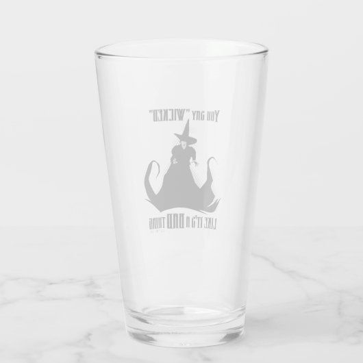 Je zegt "geschopt" alsof het een slechte zaak is glas (Achterkant)