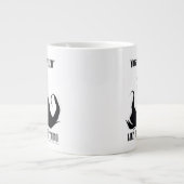 Je zegt "geschopt" alsof het een slechte zaak is grote koffiekop (Voorkant)