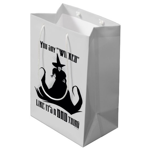 Je zegt "geschopt" alsof het een slechte zaak is medium cadeauzakje (Achterkant Gekanteld)