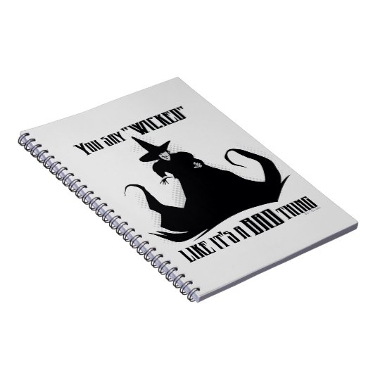 Je zegt "geschopt" alsof het een slechte zaak is notitieboek (Rechterzijde)