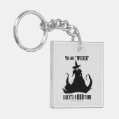 Je zegt "geschopt" alsof het een slechte zaak is sleutelhanger (Voorkant Links)