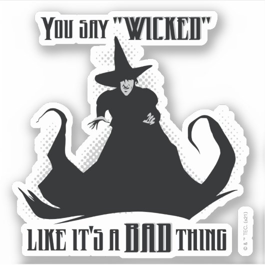 Je zegt "geschopt" alsof het een slechte zaak is sticker (Voorkant)