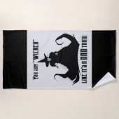 Je zegt "geschopt" alsof het een slechte zaak is strandlaken (Voorkant)