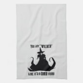 Je zegt "geschopt" alsof het een slechte zaak is theedoek (Verticaal)