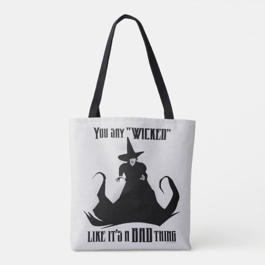 Je zegt "geschopt" alsof het een slechte zaak is tote bag (Achterkant)