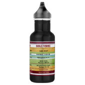 "Je zegt/God zegt" Inspirerend Bijbelversen Waterfles (Rechts)