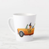 Je zegt heks als een slecht ding. latte mok (Linkerhoek)