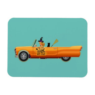 Je zegt heks als het is een slechte zaak Halloween Magneet