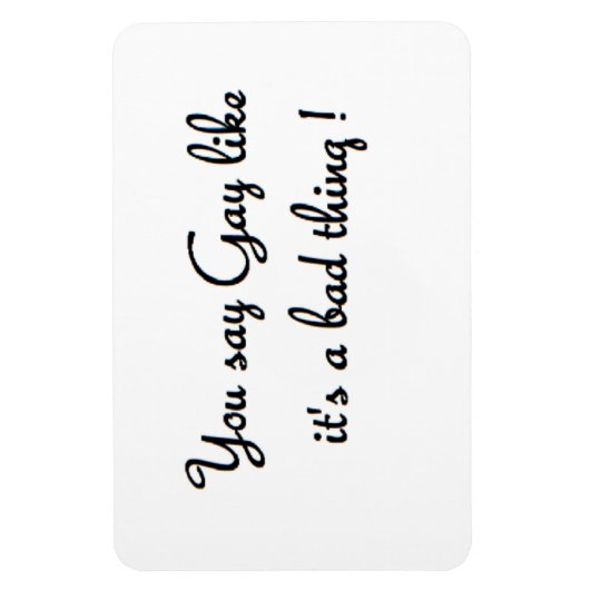 Je zegt homo rechthoekige magneet (Verticaal)