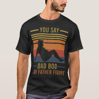 Je zegt papa Bod Ik zeg vader figuur grappige vade T-shirt