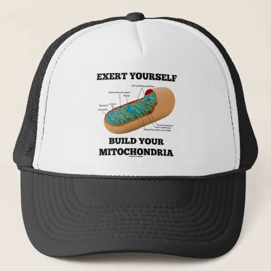 Je zelf maken je Mitochondria Trucker Pet (Voorkant)