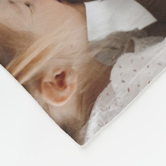 Je zet de grote foto's in oma 8 fleece deken (Hoek)