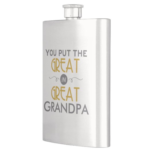 Je zet de Grote in de Grote Opa Flacon (Links)