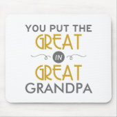 Je zet de Grote in de Grote Opa Muismat (Voorkant)