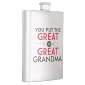 Je zet de Grote in Grote Oma Flacon (Rechts)