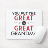 Je zet de Grote in Grote Oma Muismat (Met muis)