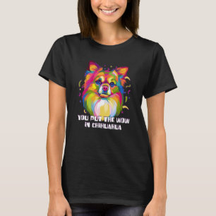 Je zet de Wow in Chihuahua Hondenras Puppy Humor T-shirt