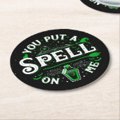 Je zet een spelletje op me papieren Onderzetters (Gebogen)