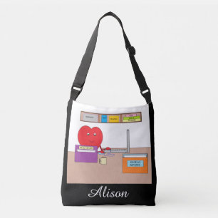 Je zet je hart in je werk: crossbody tas
