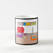 Je zet je hart in je werk: koffiemok (Center)