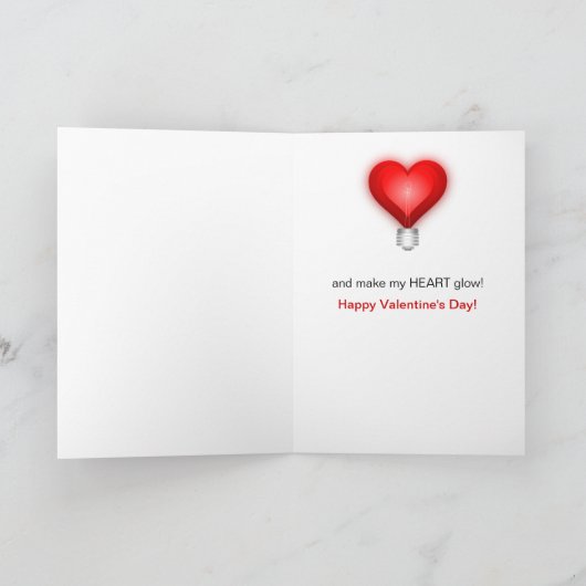 Je zet me op Valentijnsdag Wenskaart Feestdagen Kaart (Binnen)